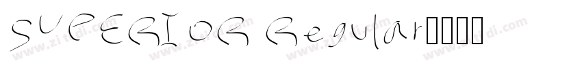 SUPERIOR Regular字体转换